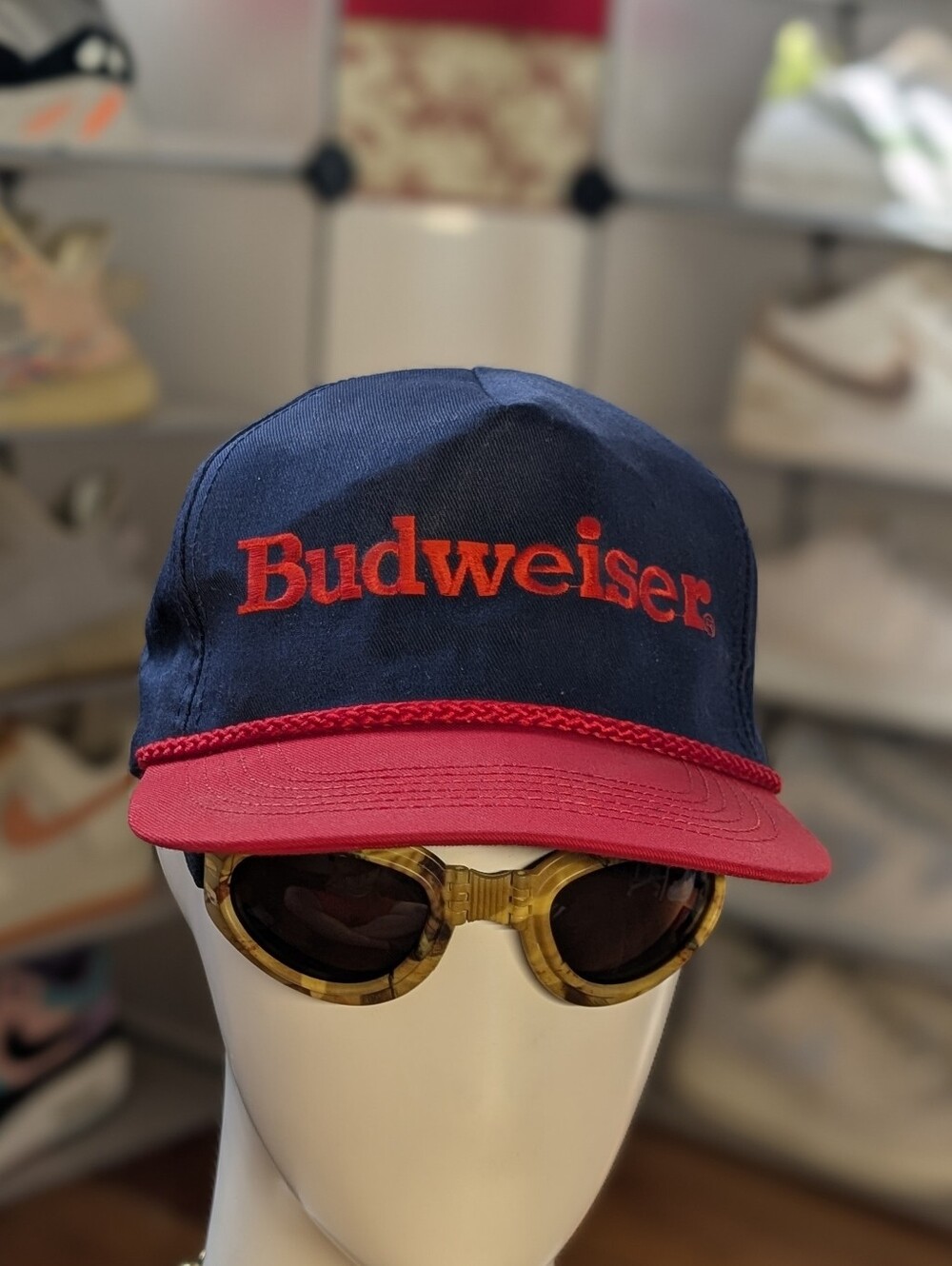 Budweiser Vintage Snapback Hat (OS)